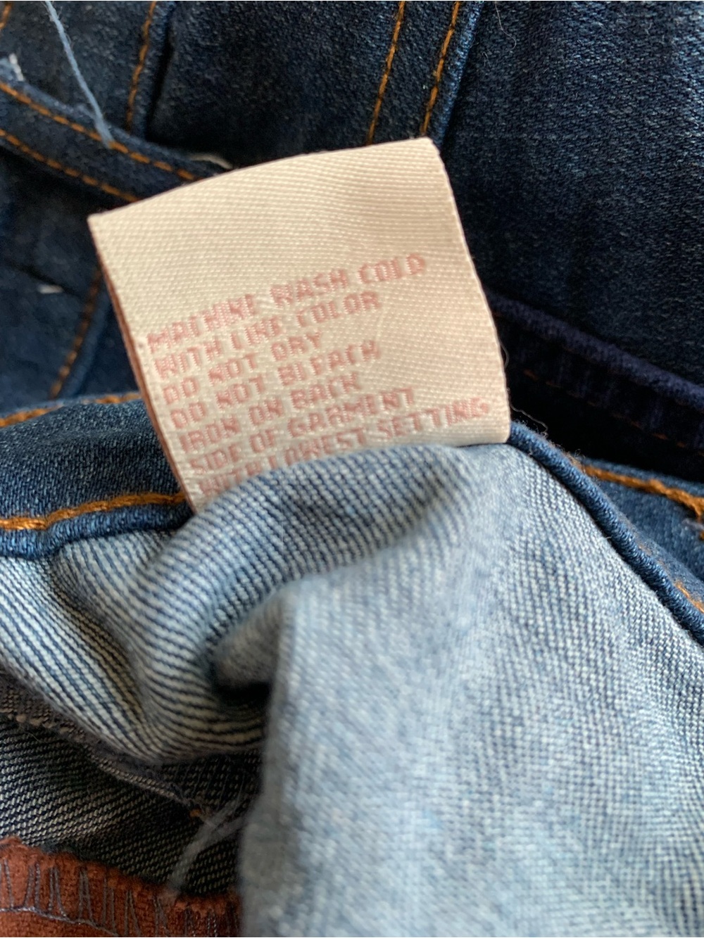 Altar'd State Mixed Fabric Corduroy Denim Striped Flare Jeans Size 28 Stretch - Picture 8 of 8